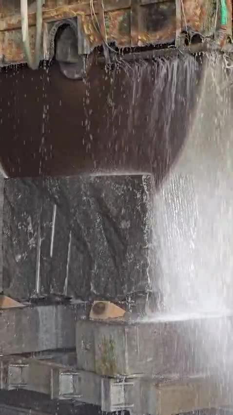Stone processing in a PS Rao Group supplied factory video